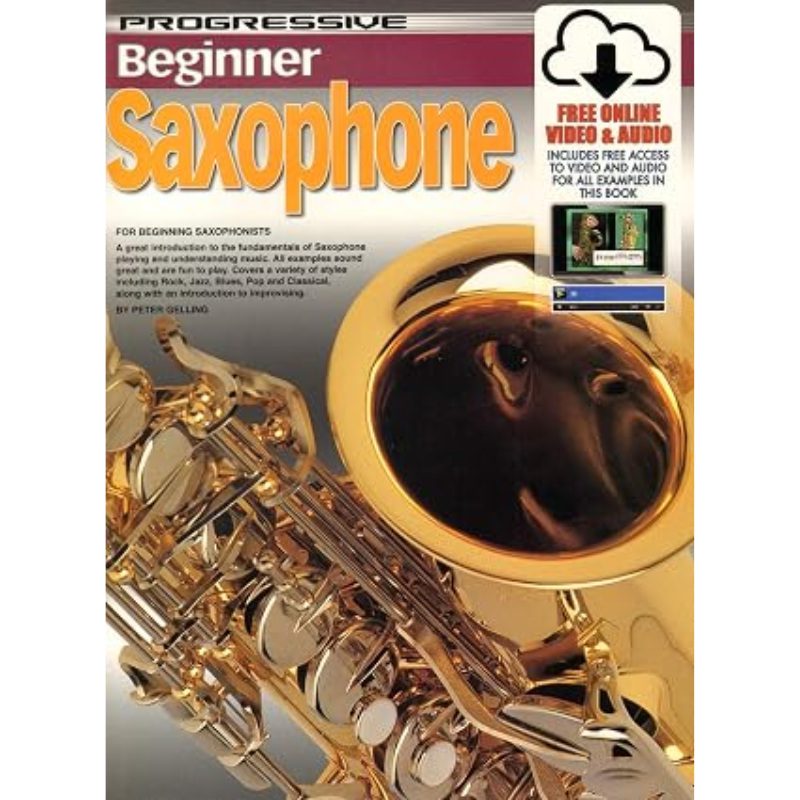Progressive Beginner Saxophone with CD and DVD