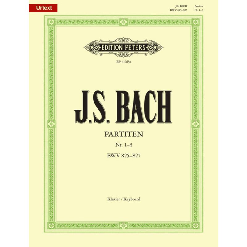 J. S. Bach: Partitas Nos. 1-3 - Piano