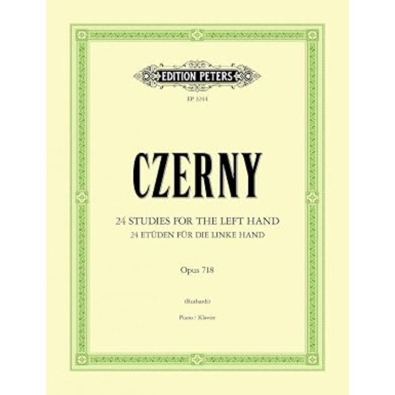 Czerny: Etuden fur die linke Hand/Studies for the Left Hand Op. 718 - Piano