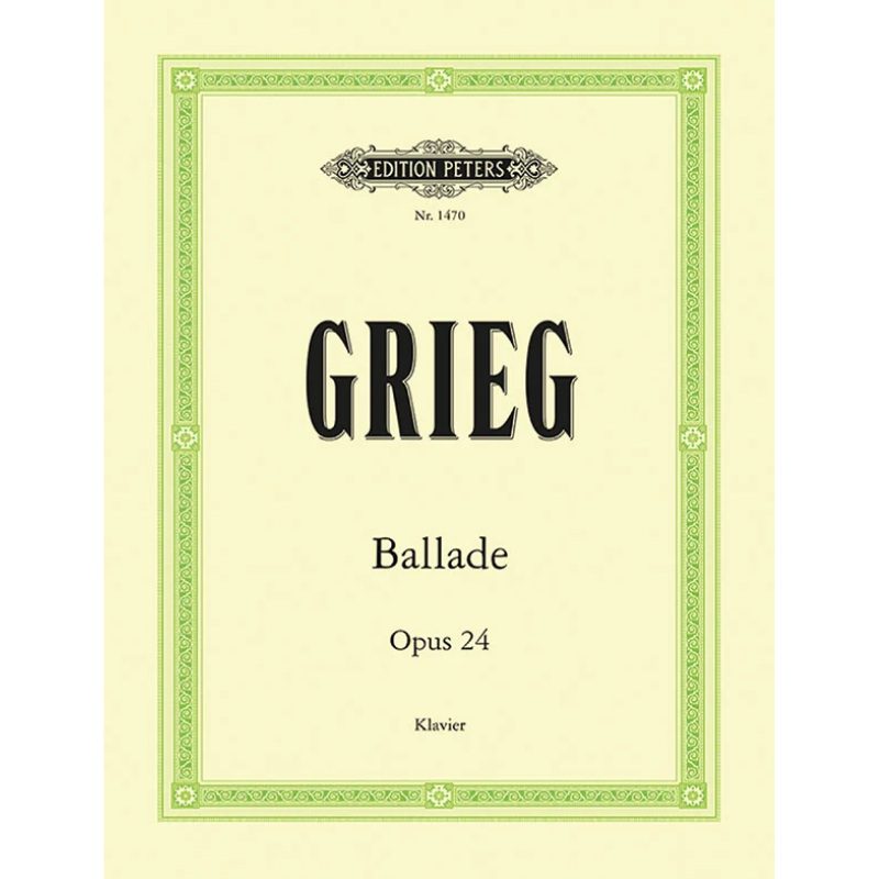 Grieg: Balade in G minor Op. 24 - Piano