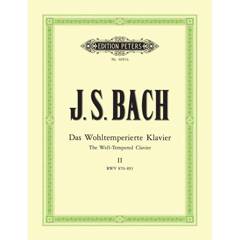 J.S. Bach The Well-Tempered Clavier - Vol. 2 - 24 Preludes and Fugues BWV 870–893