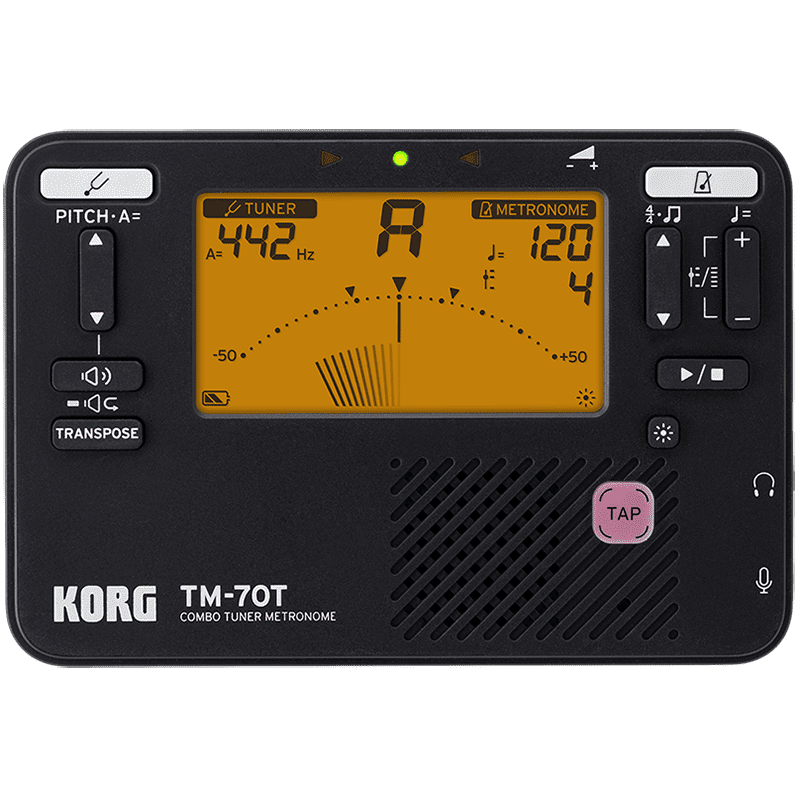 KORG TM-70T Combo Tuner/Metronome - Black