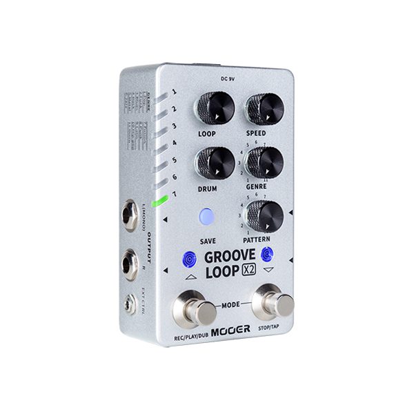 Mooer Groove Loop X2 Stereo Looper + Drum Machine - Image 5