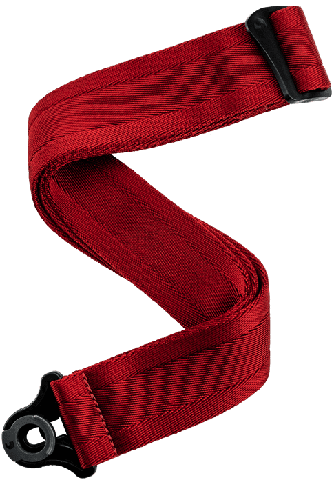 D'addario Auto-Lock Guitar Strap - Blood Red