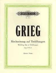 Grieg Wedding Day at Troldhaugen Op. 65 No. 6 - Piano