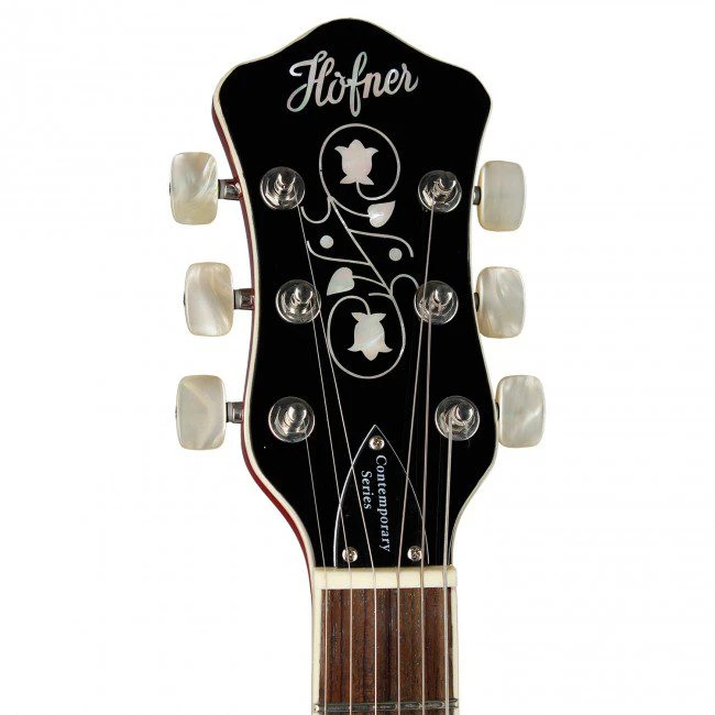 Hofner Verythin CT - Transparent Red - Image 3