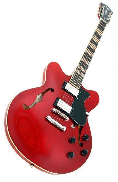 Hofner Verythin CT - Transparent Red - Image 5