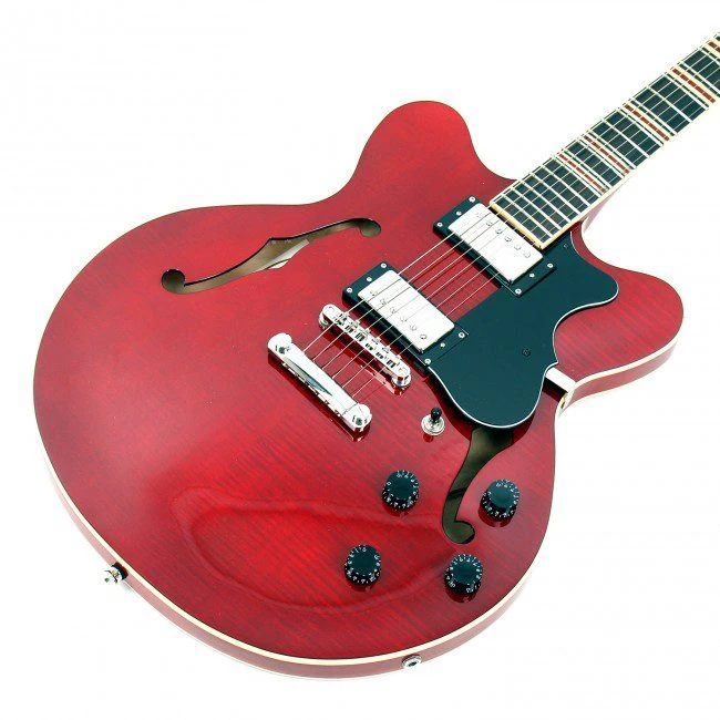 Hofner Verythin CT - Transparent Red - Image 4