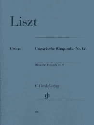 Liszt - Hungarian Rhapsody No. 12 for Piano.