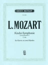 L. Mozart - Kinder-Symphonie in C major - Piano.