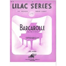 Offenbach - Barcarolle (Belle nuit, ô nuit d'amour) for Piano Solo.