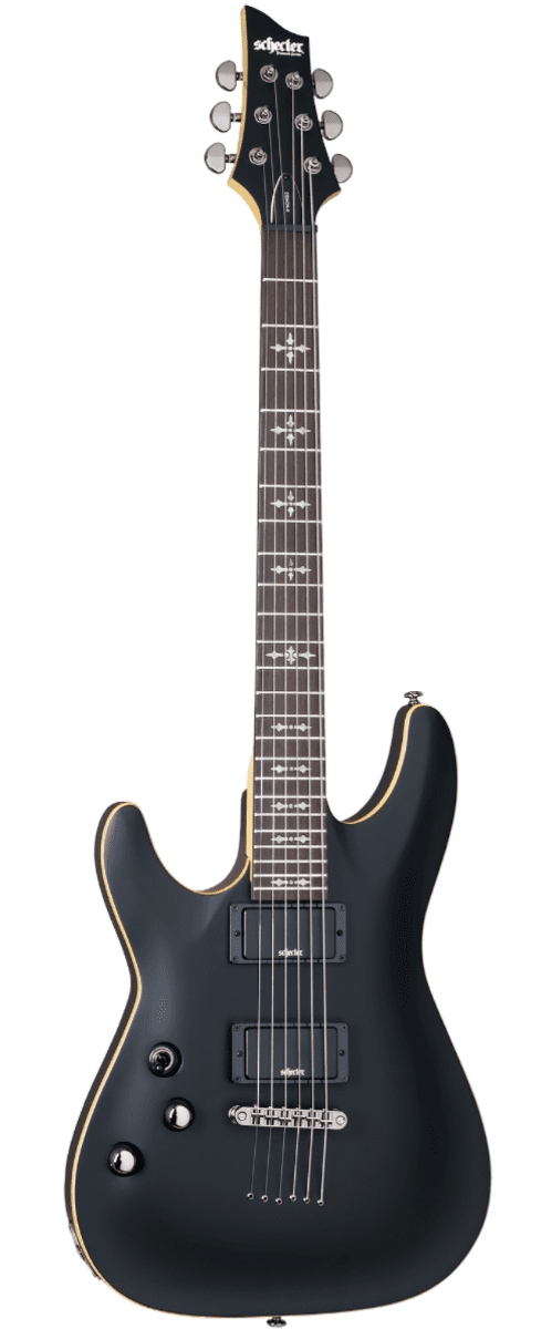 Schecter Demon 6 LH - Aged Black Satin