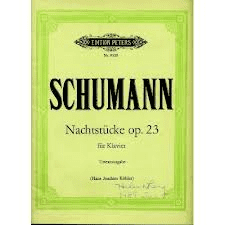 Schumann - Nachtstucke (Night Pieces) Op. 23 for Piano.