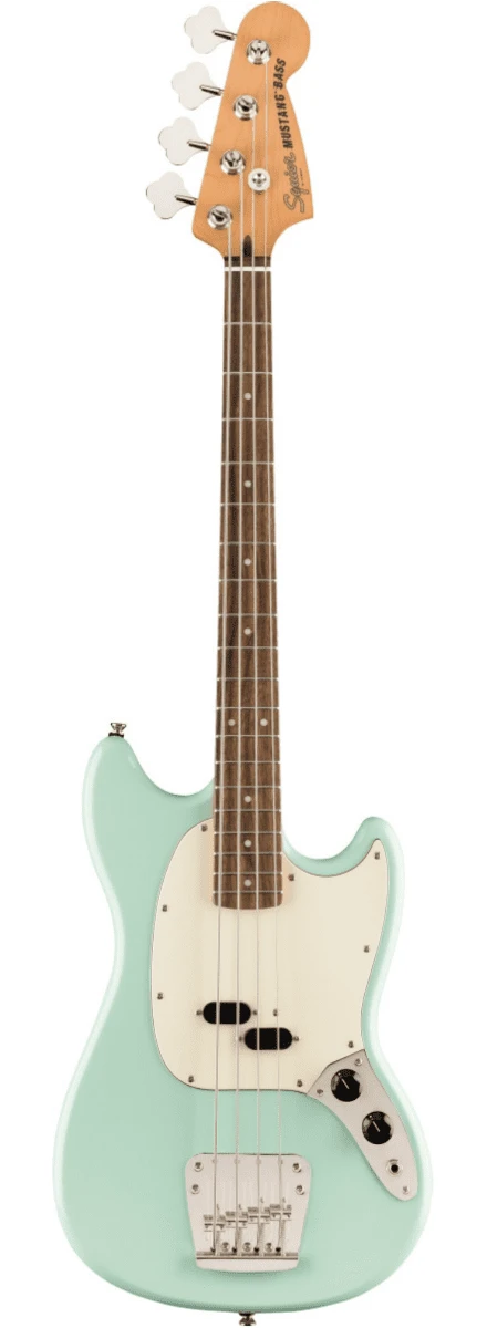 Fender Squier Classic Vibe 60's Mustang Bass - LRL - Surf Green - Image 2