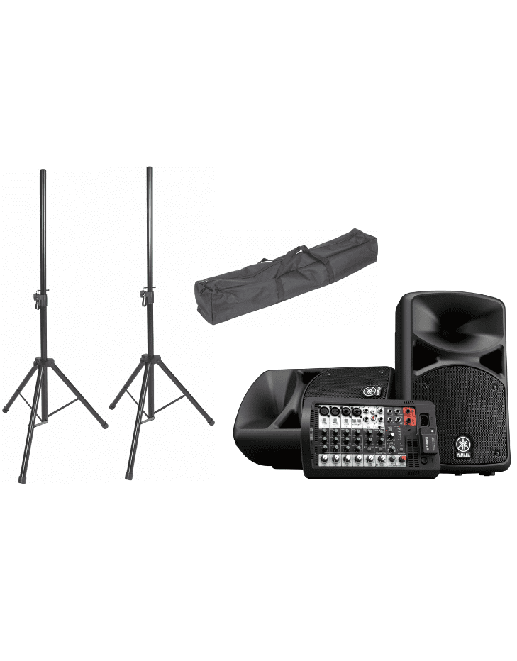 Yamaha StagePAS 400BT w/Speaker Stands