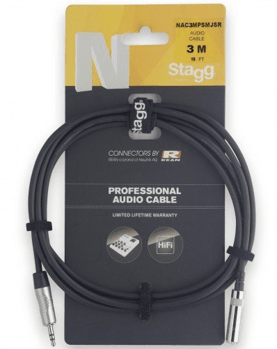 Stagg Pro 3M Mini Jack Extension Cable - Mini Jack Male-Female