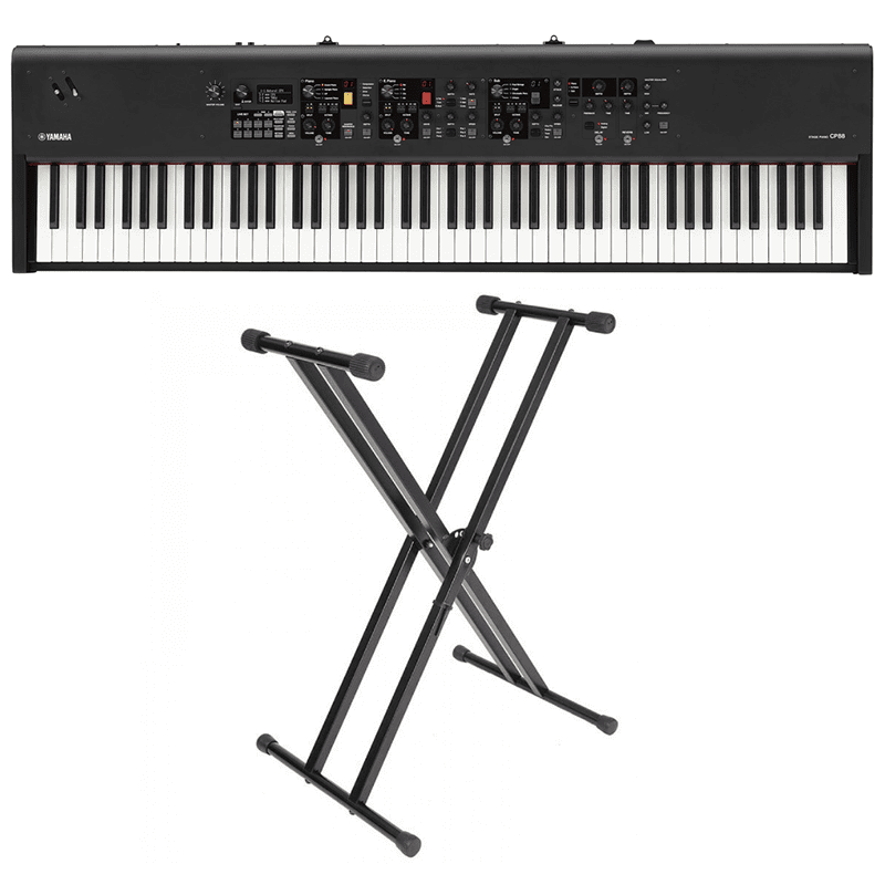 Yamaha CP88 w/Double Braced Keyboard Stand