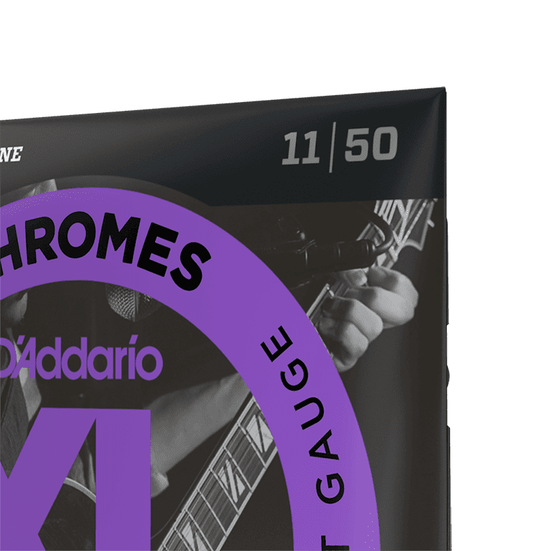 D'addario Chromes ECG24 11-50 Jazz Light Electric Guitar Strings - Image 3