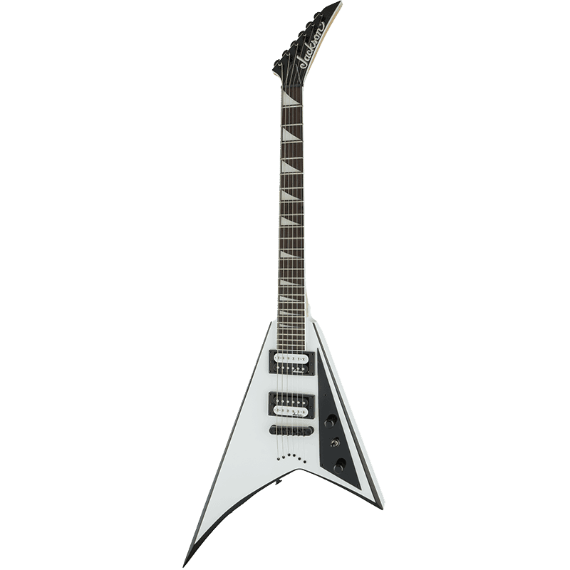 Jackson JS32 Series Rhoads - White w/Black Bevels