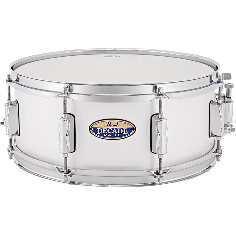 Pearl Decade Maple 14 x 5.5 Snare Drum - White Satin