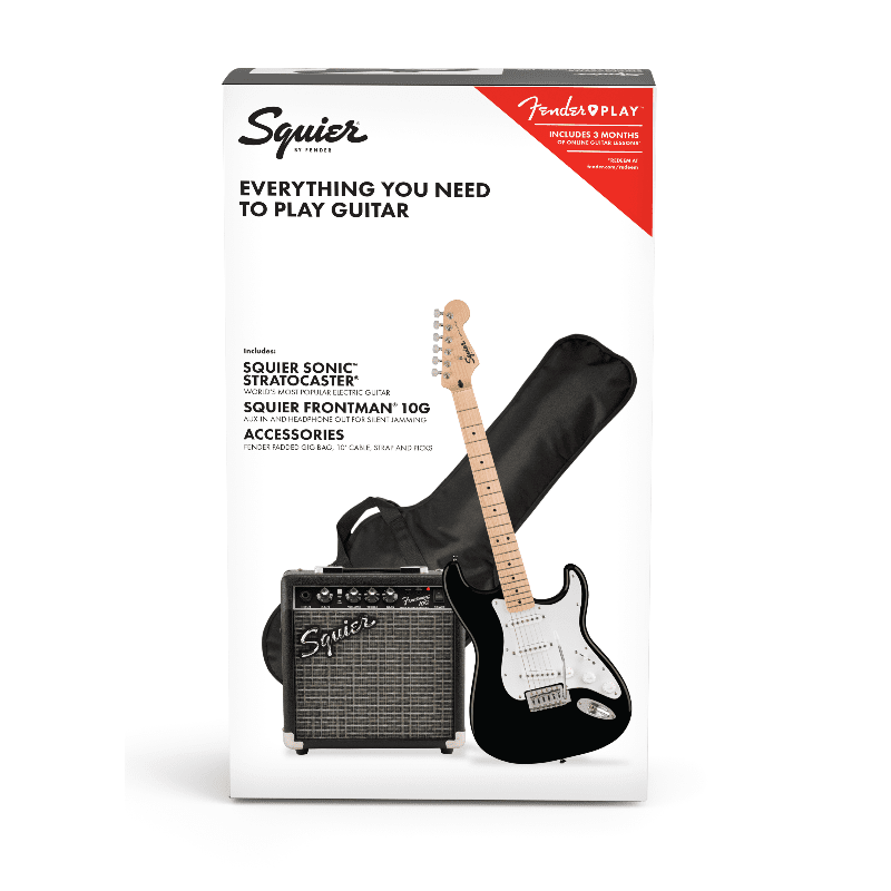 Fender Squier Sonic Stratocaster Pack - Black - Image 2