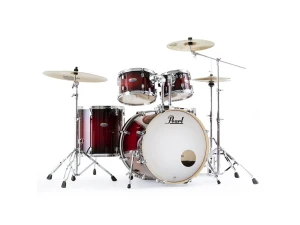 Pearl Decade Maple DMP925S/C261 w/ Hardware - Gloss Deep Red Burst