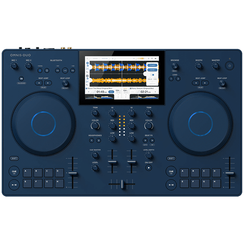 AlphaTheta OMNIS-DUO Indigo - All in One Portable DJ System