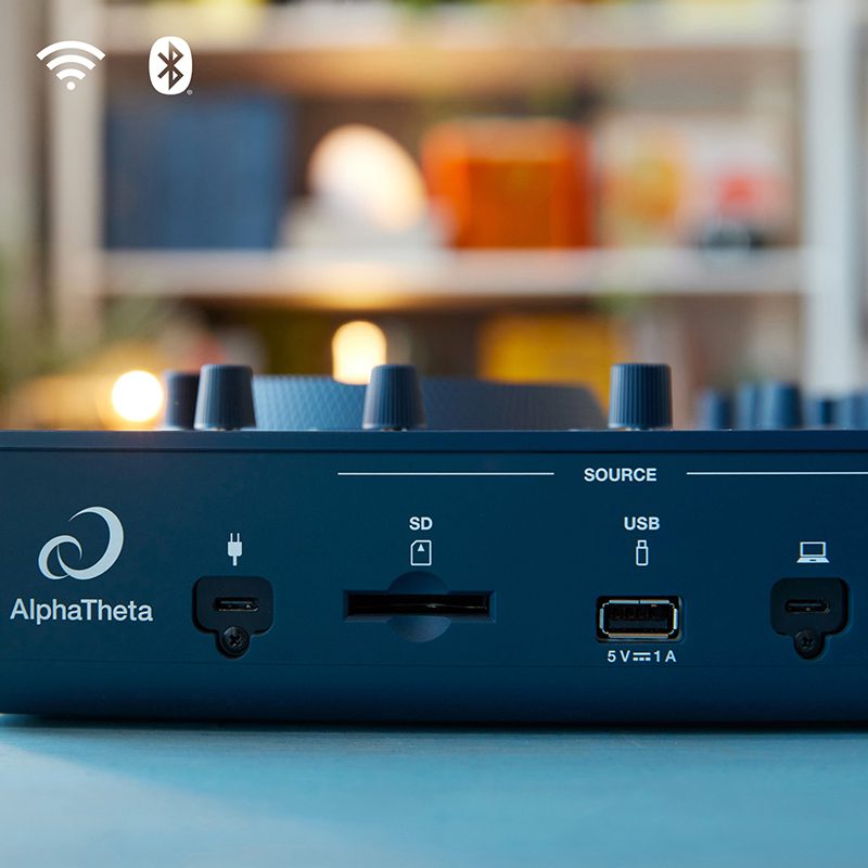AlphaTheta OMNIS-DUO Indigo - All in One Portable DJ System - Image 5