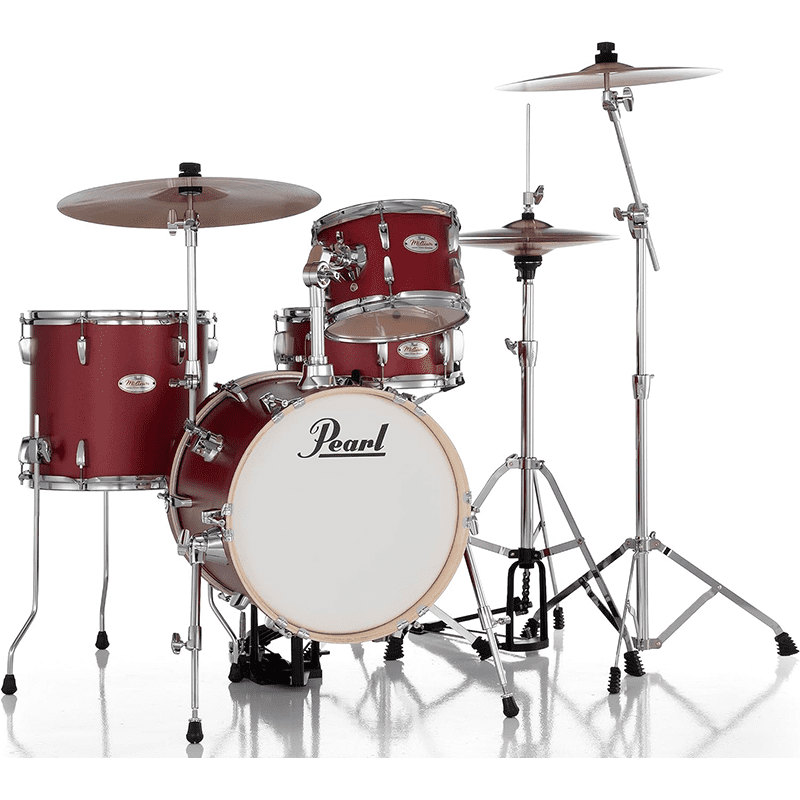 Pearl Midtown Bag Set MDT564/C-D572 Drum Kit - Matte Red - Image 4