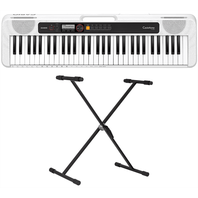 Casio CT-S200WE Casiotone - White w/Keyboard Stand