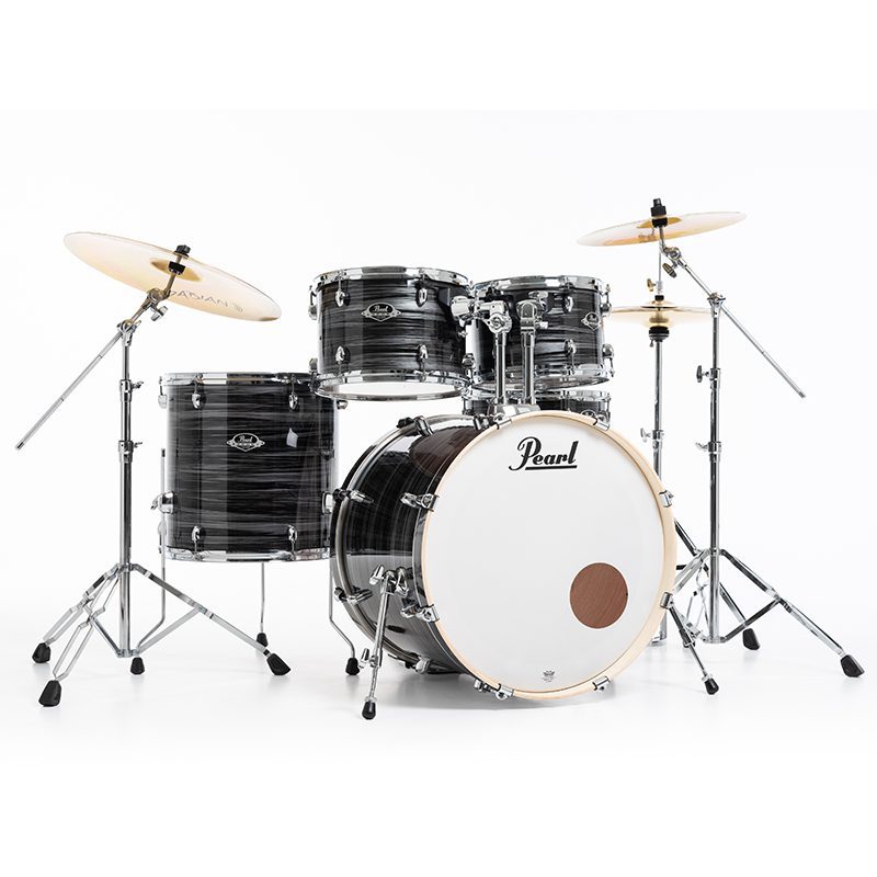 Pearl Export EXX725SBR/C778 Drum Kit w/Sabian SBR Cymbal Set - Graphite Silver Twist