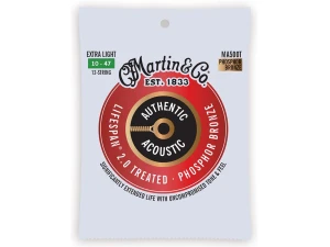 Martin Authentic Acoustic Lifespan 2.0 Phosphor Bronze Guitar Strings - Extra Light - 12-String - 10-47
