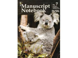Koala Manuscript Book NO.7 - 48 Pages - 12 Staves