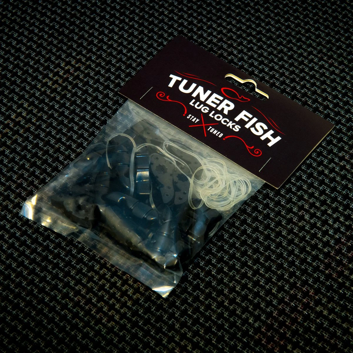 Tuner Fish Lug Locks - Black - 24 Pack