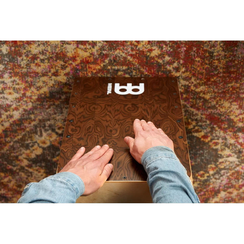Meinl SC100BW Snarecraft Cajon - Burl Wood - Image 6