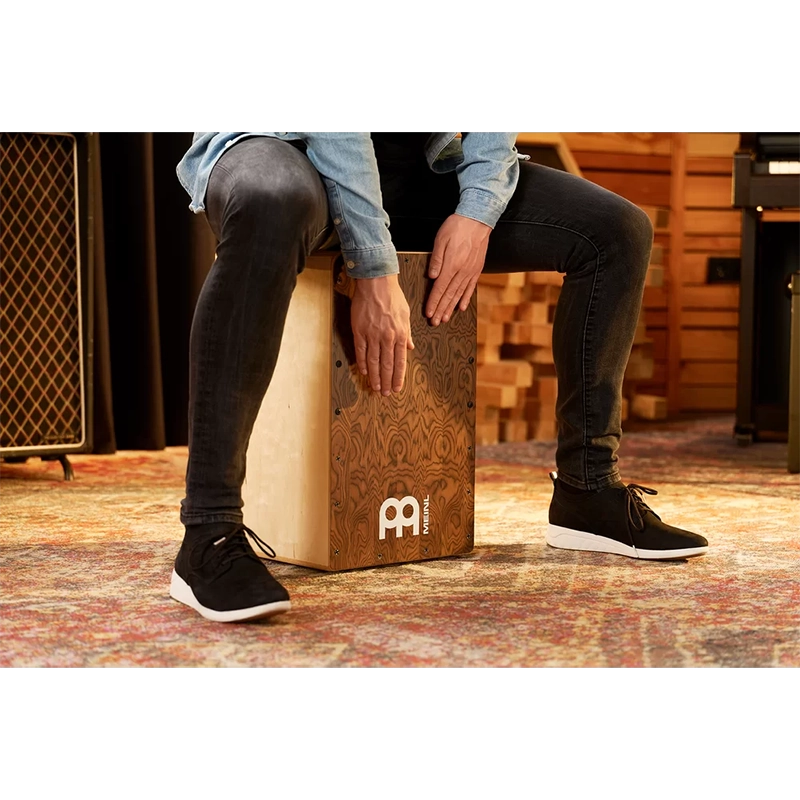 Meinl SC100BW Snarecraft Cajon - Burl Wood - Image 2