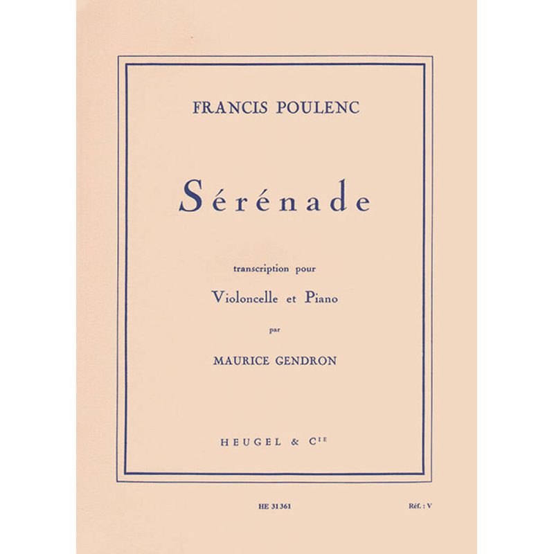 Francis Poulenc - Sérénade