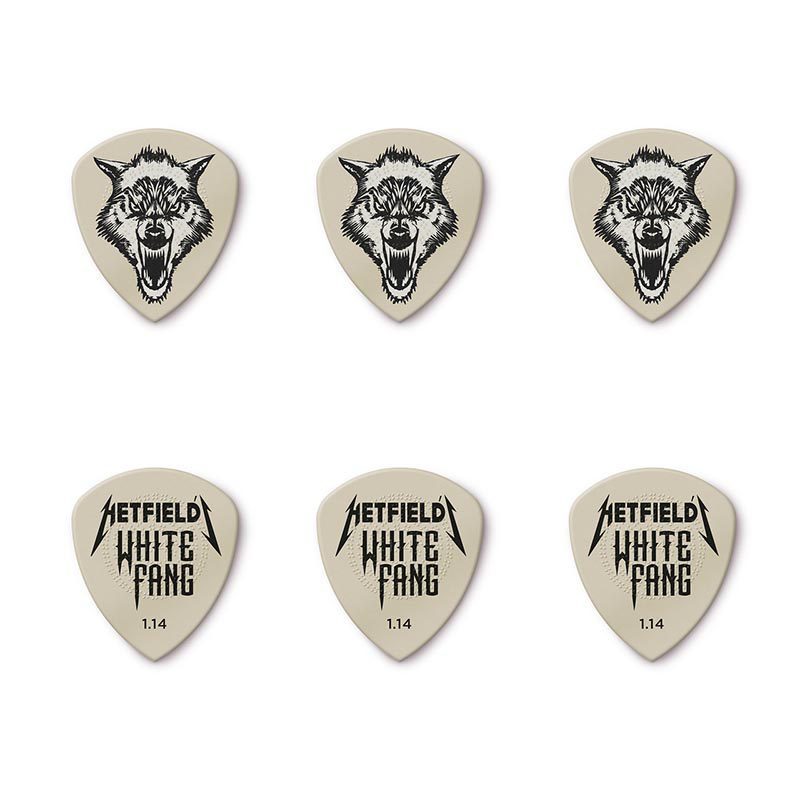 Dunlop James Hetfield's White Fang Pick Tin - 1.14mm - Image 2