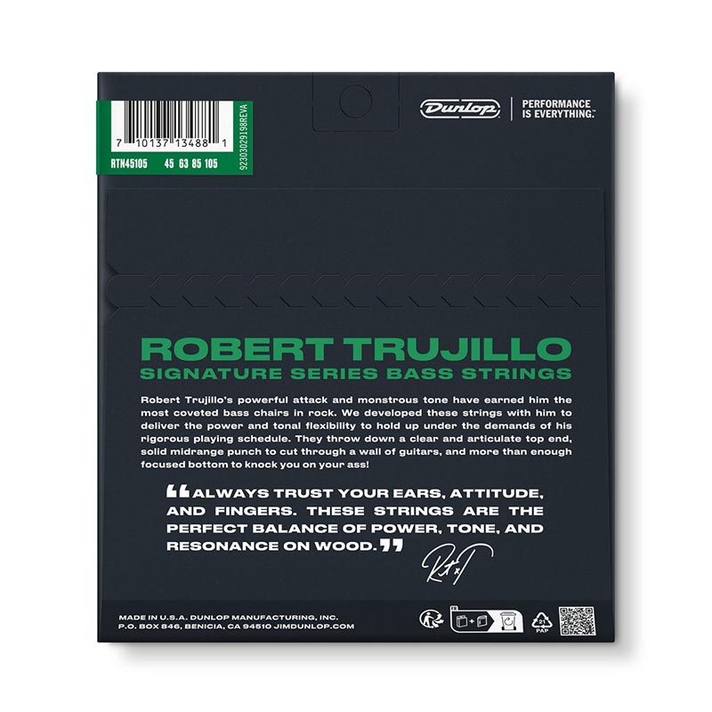 Dunlop Robert Trujillo Nickel Wound Bass Strings 4-String - 45-105 - Image 2