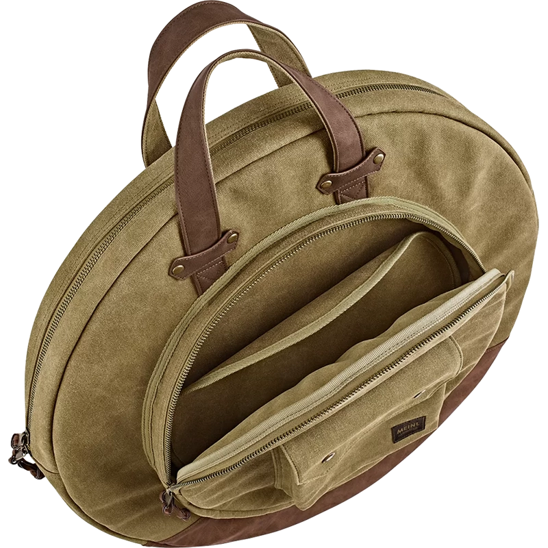 Meinl MWC22KH Waxed Canvas 22" Inch Cymbal Bag - Vintage Khaki - Image 3