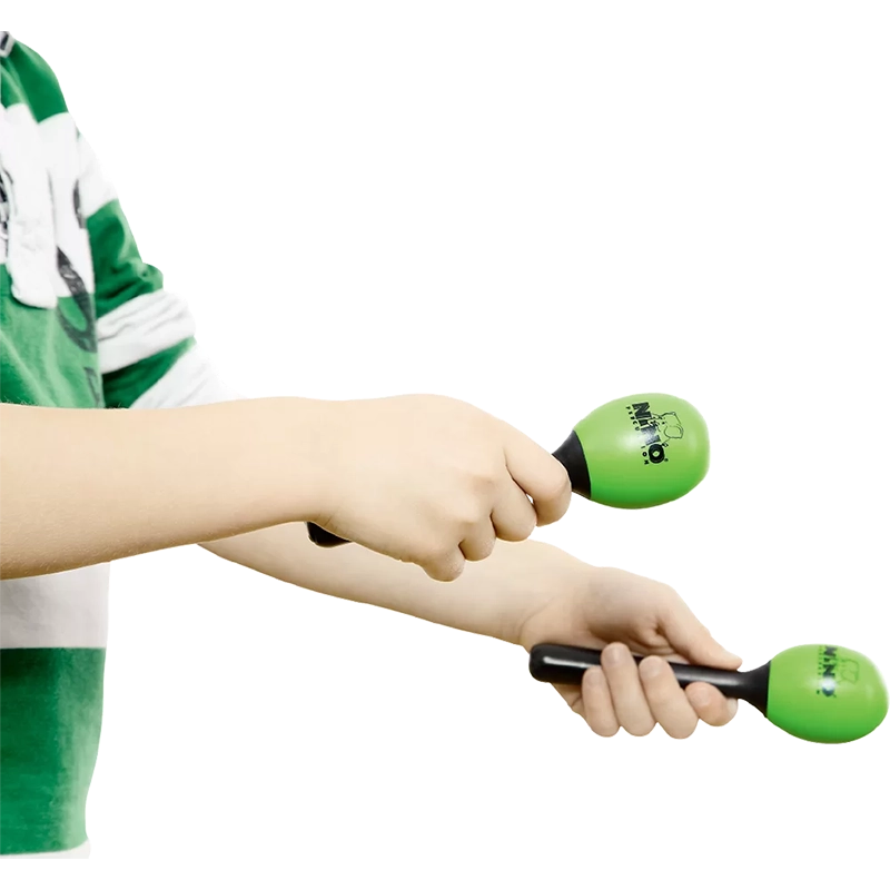 Meinl Nino 569GG -Molded ABS Egg Maracas - Grass Green - Image 2