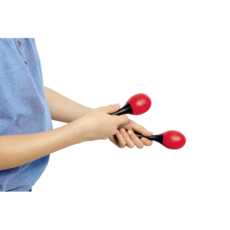 Meinl Nino 569R -Molded ABS Egg Maracas - Red - Image 2