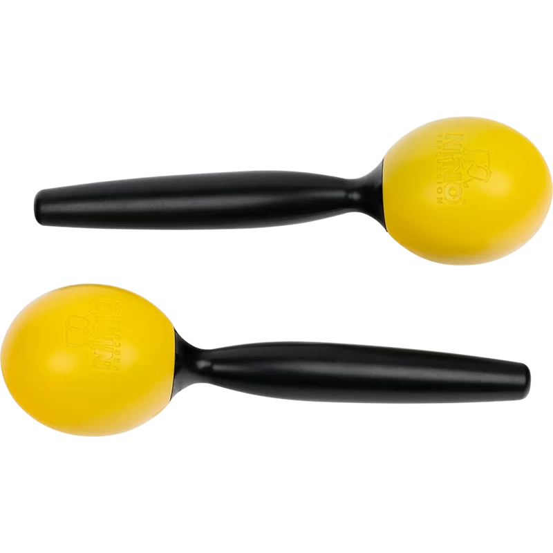 Meinl Nino 575Y -Molded ABS Maracas - Yellow - Image 3