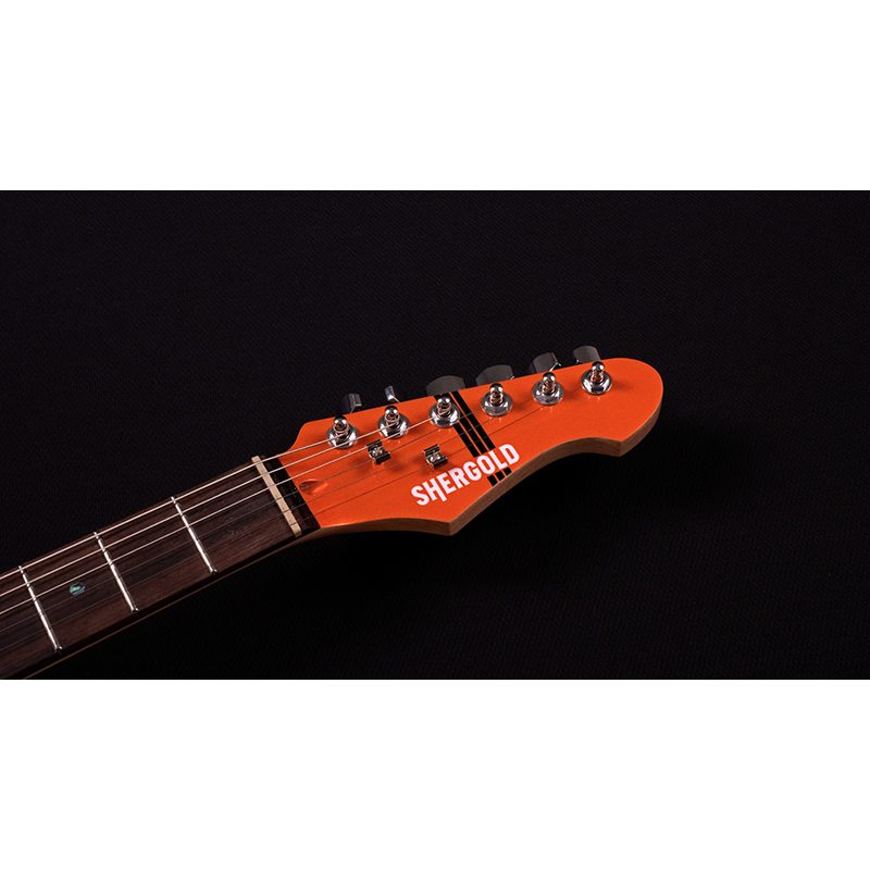 Shergold Telstar Standard ST14 - Metallic Orange - Image 4