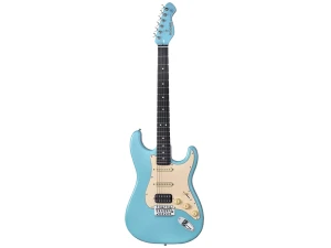 MOOER MCS10 Pro Electric Guitar - HSS - Daphne Blue