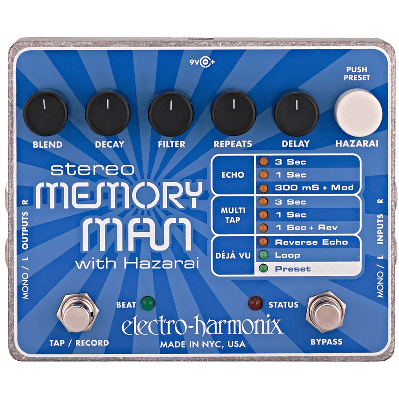 Electro Harmonix Stereo Memory Man With Hazarai - Image 2