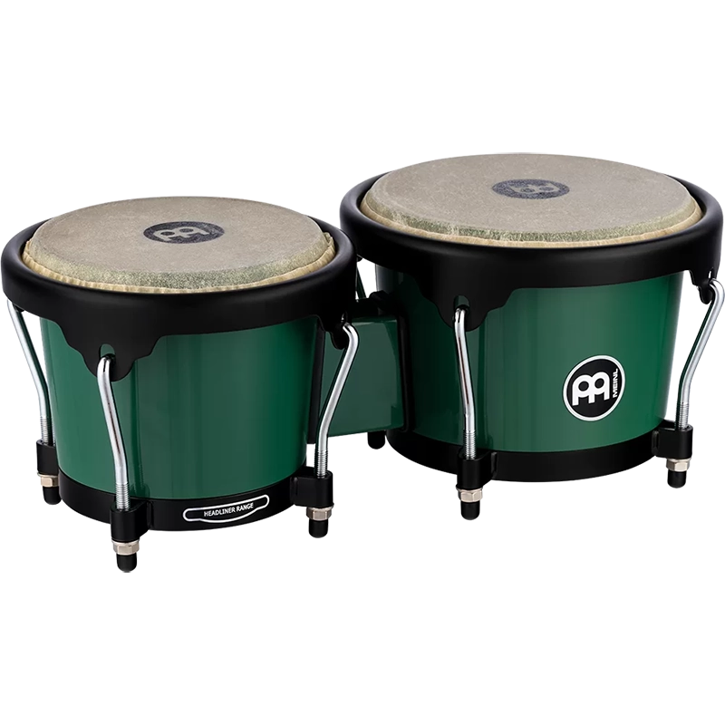 Meinl HB50FG Journey Series Bongos - Forest Green - Image 2
