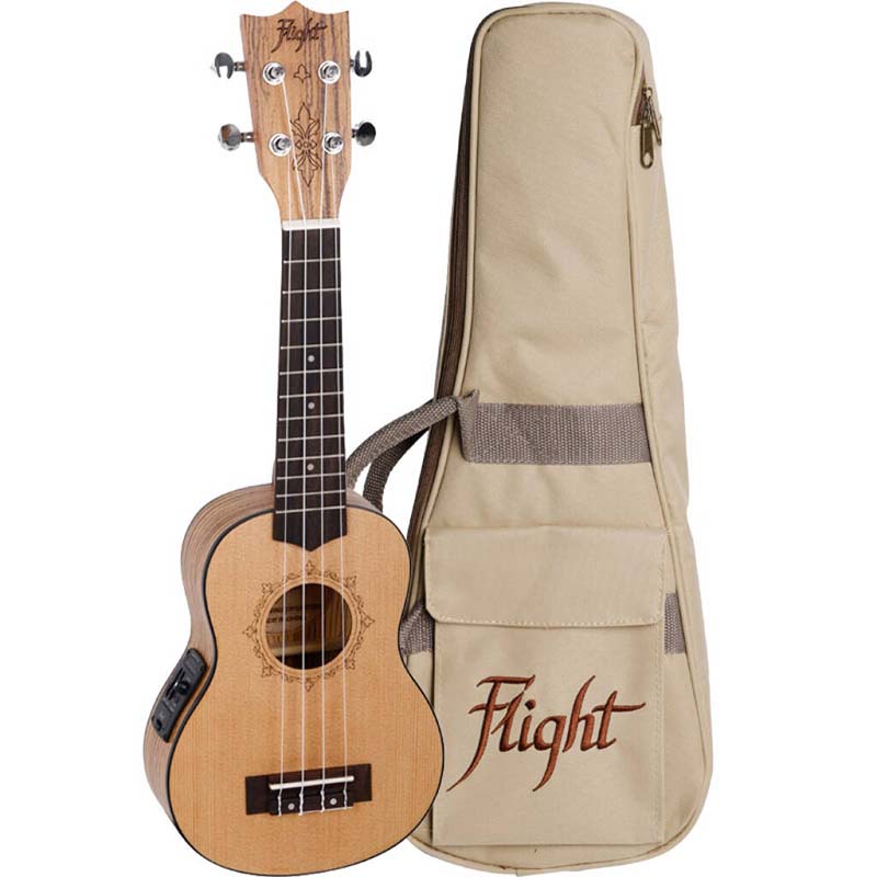 Flight - DUS320CEQ Soprano Electro-Acoustic Ukulele