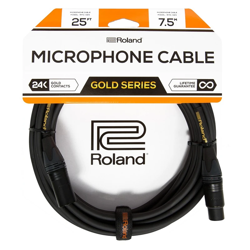 Roland RMC-G25 XLR-XLR Microphone Cable - 25ft/7.5m