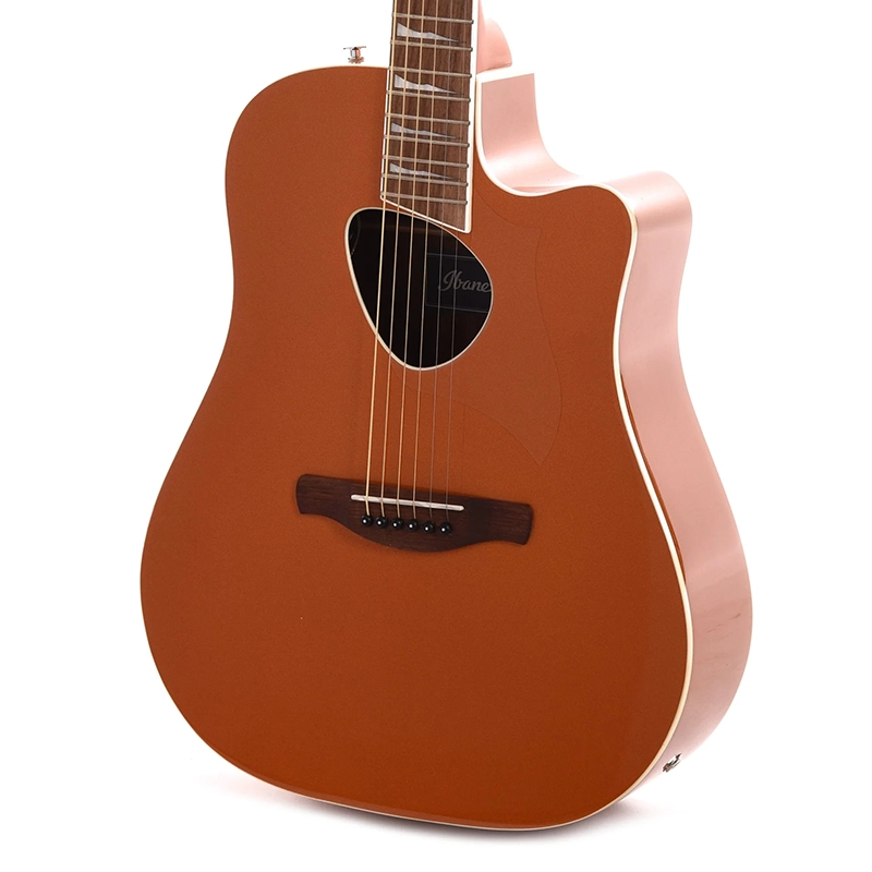 Ibanez Altstar ALT30 - Electro-Acoustic - Dark Orange Metallic - Image 4